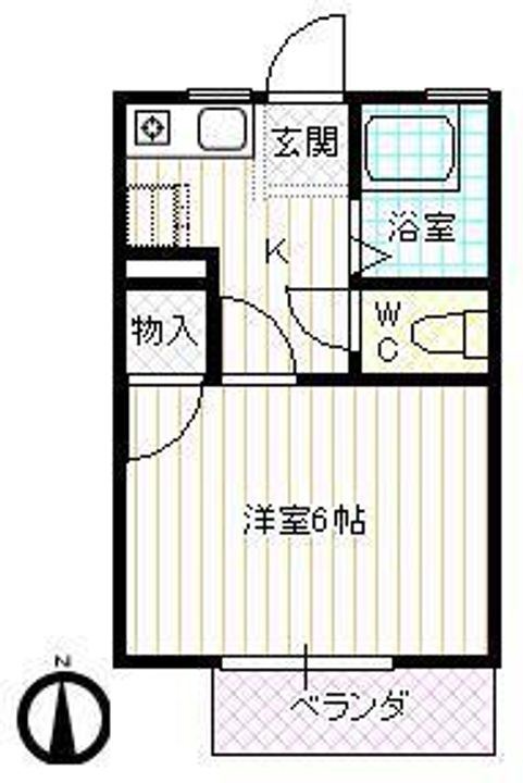 小原田MKハイツの間取り