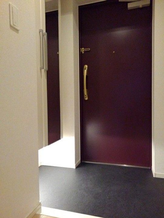 福島県福島市五月町(マンション)の賃貸物件の玄関