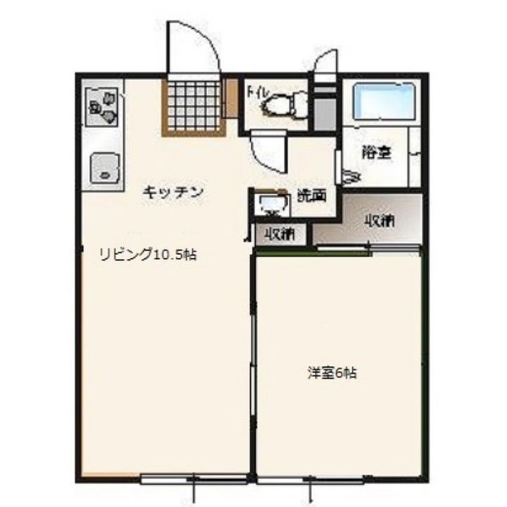 リバーサイドハイツの間取り