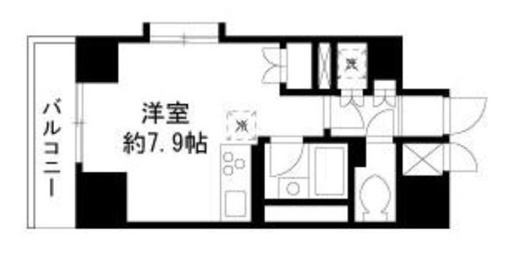 東京都中央区勝どき4(マンション)の賃貸物件の間取り
