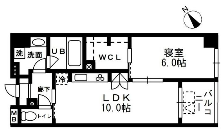 RESIDIA日本橋浜町 【レジディア日本橋浜町】の間取り