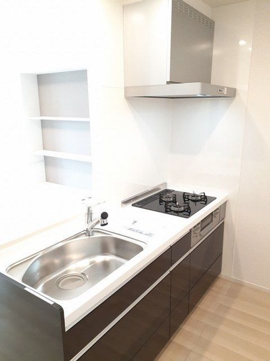 神奈川県座間市新田宿(アパート)の賃貸物件のキッチン