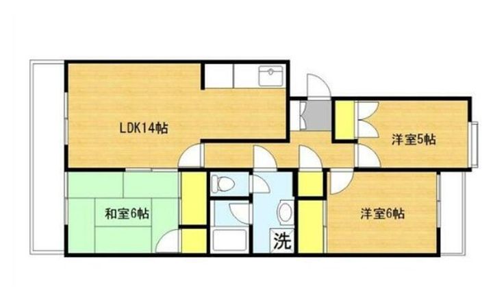 パーセル武創Iの間取り