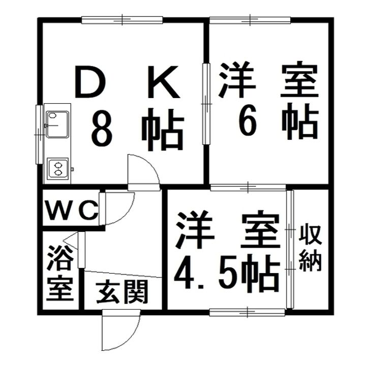 ハウスニクスの間取り
