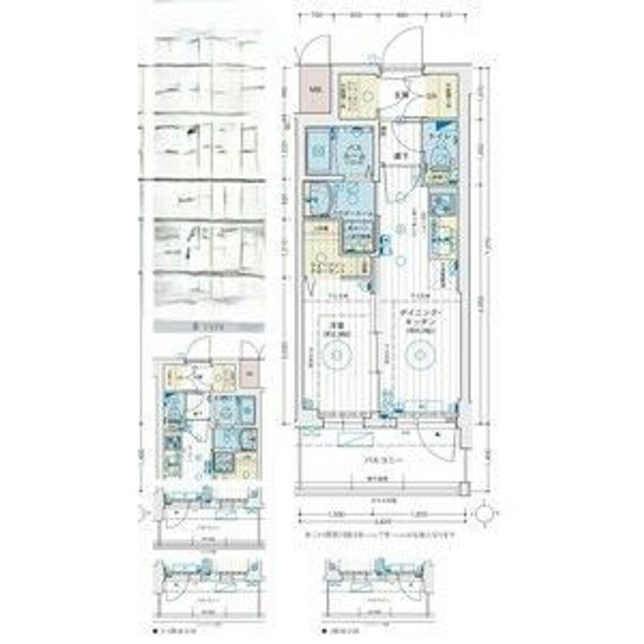 愛知県名古屋市中村区日吉町(マンション)の賃貸物件の間取り