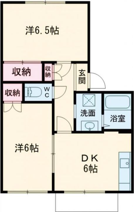 エスティーヌめじろ台の間取り