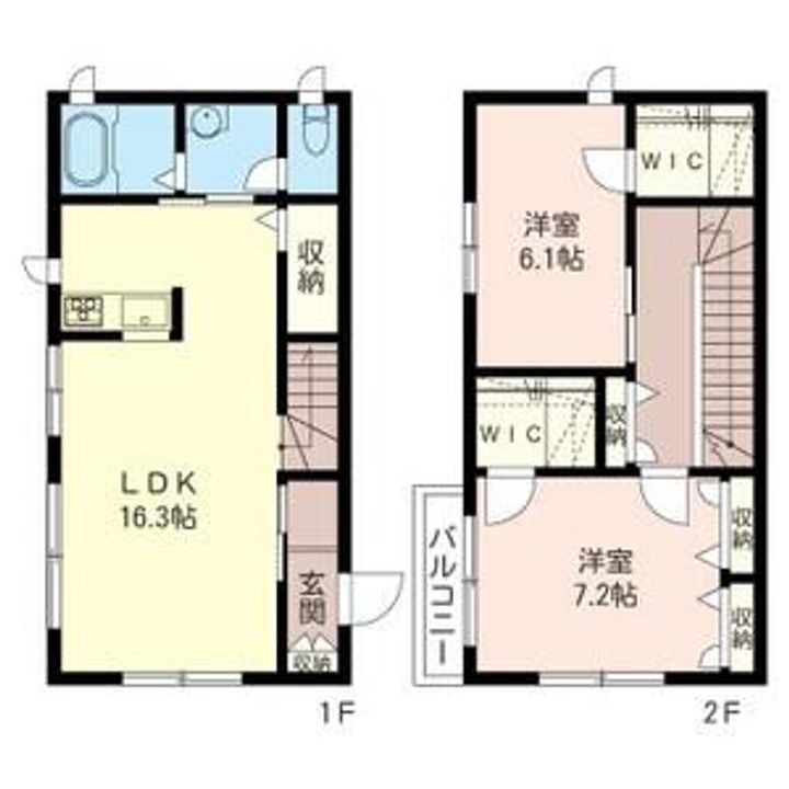 クレセントアベニューWEST101の間取り