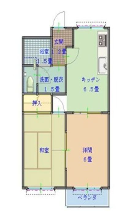 メゾングレージュの間取り