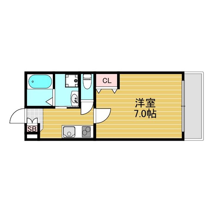 ラフィーネ十三の間取り