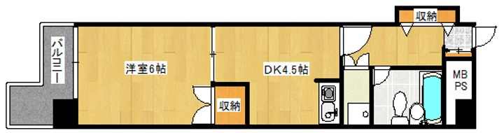 トーカンマンション東中通りの間取り