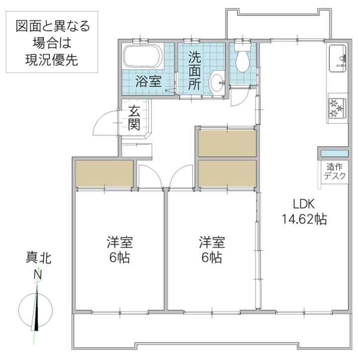 パークテラス長堀 8号館の間取り