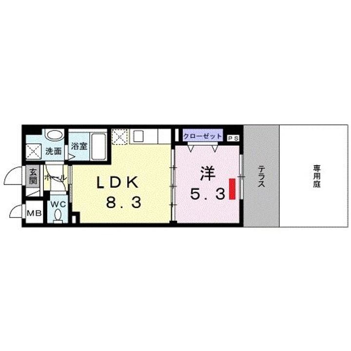 グレイスパグーロ Jの間取り