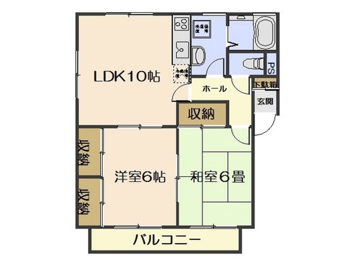 梅野マンションの間取り
