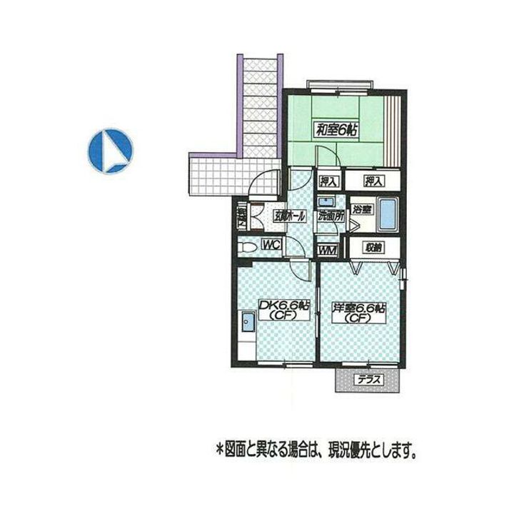 神奈川県藤沢市鵠沼海岸3(アパート)の賃貸物件の間取り