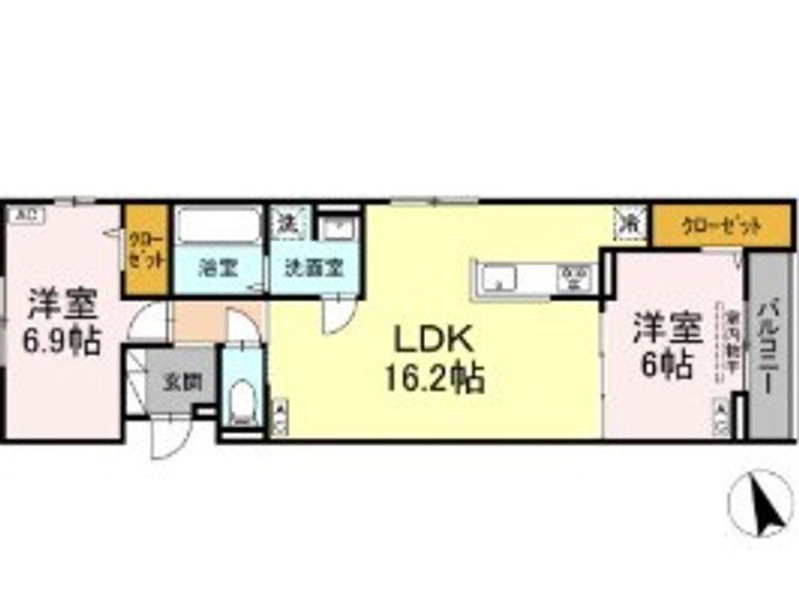 東京都世田谷区梅丘1(アパート)の賃貸物件の間取り