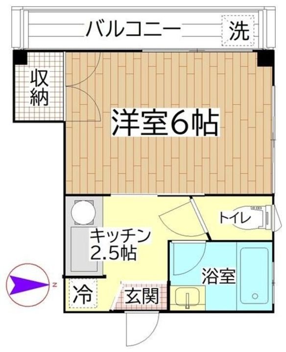 メゾンウエダの間取り