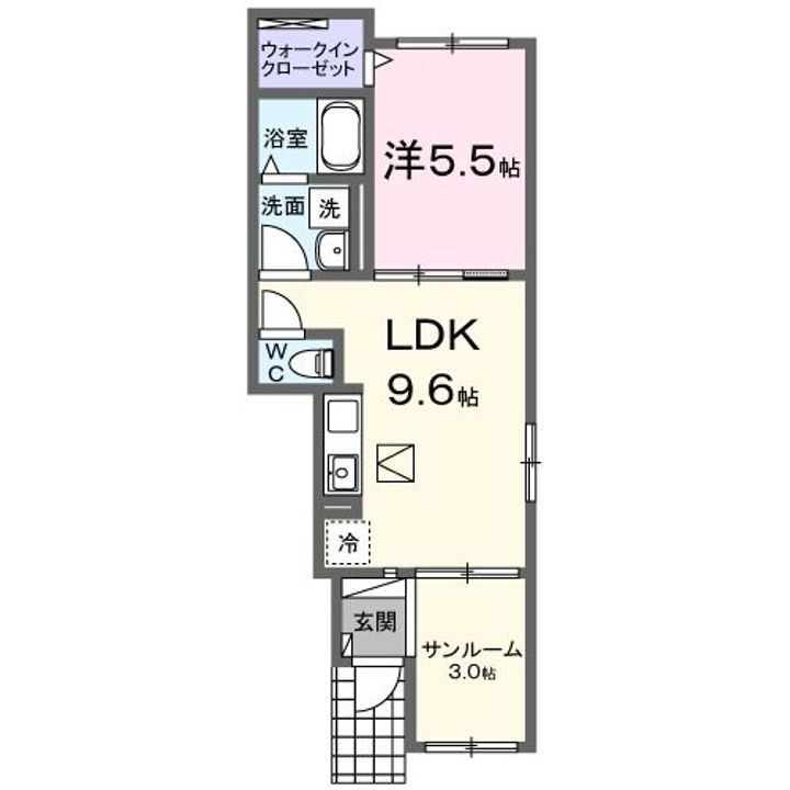 ビラステージ クルールの間取り