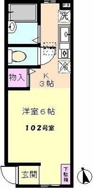 東京都豊島区長崎4(アパート)の賃貸物件の間取り