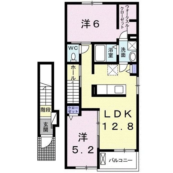 ファミーユ 川南の間取り