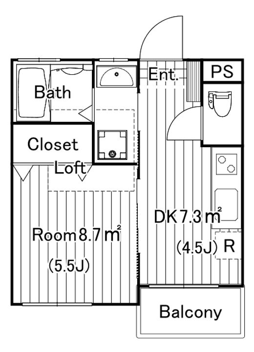 仮称BAAN奥沢IIの間取り