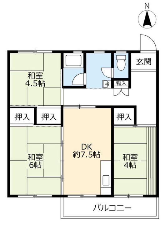 UR中央台の間取り