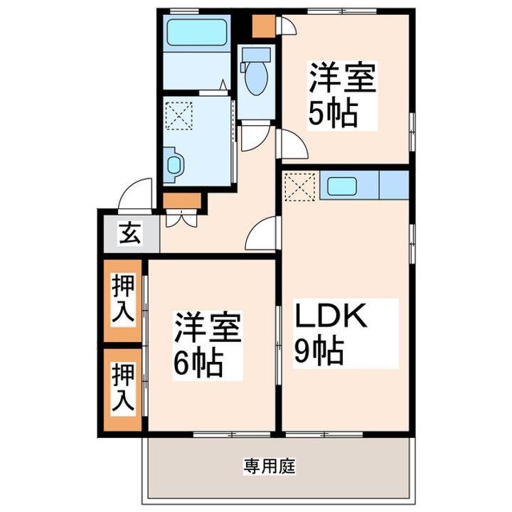 ブレセッドステージBの間取り