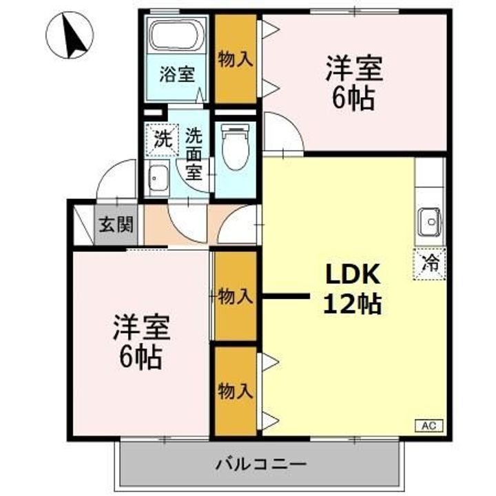 ブレスガーデン III棟の間取り