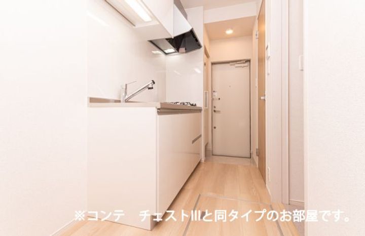 埼玉県坂戸市末広町(アパート)の賃貸物件のキッチン