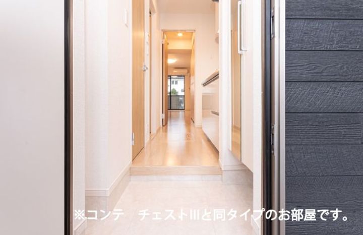 埼玉県坂戸市末広町(アパート)の賃貸物件の玄関