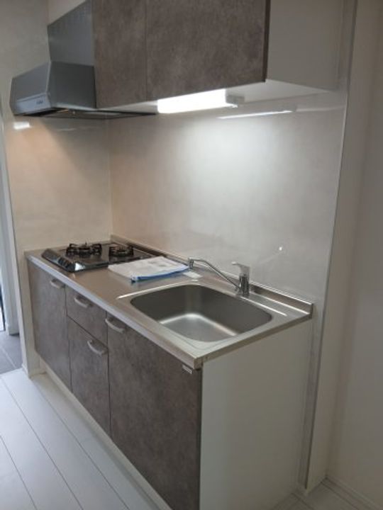 胆沢郡金ケ崎町西根杉土手【ワンリッチ金ヶ崎B】新築のキッチン