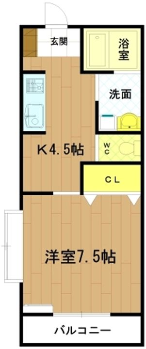 三重県伊勢市御薗町長屋(マンション)の賃貸物件の間取り