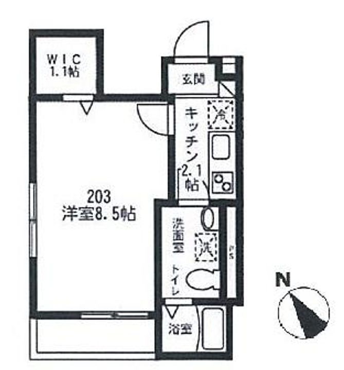 Residenza al picco レジデンツァアルピッコの間取り