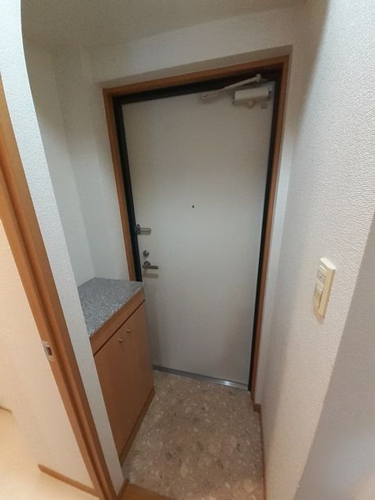 プレジール シナガワの玄関