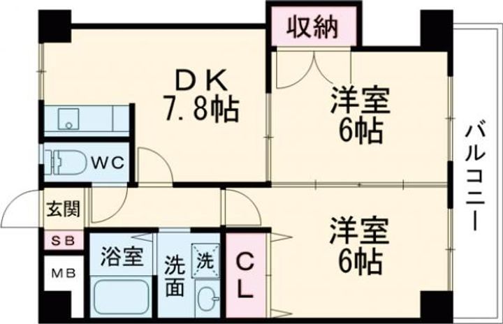 シャトレアンジェIIIの間取り