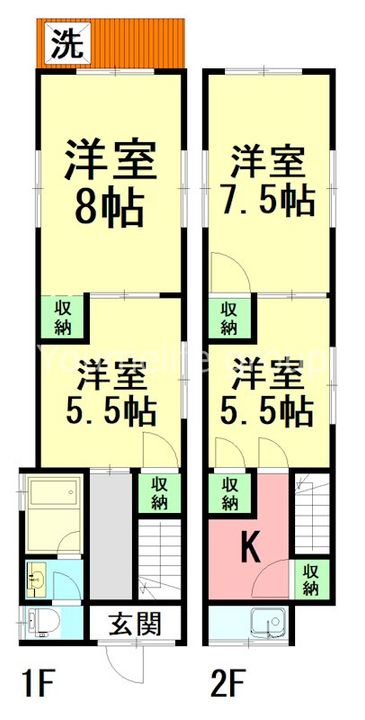 神奈川県藤沢市辻堂新町3(一戸建)の賃貸物件の間取り