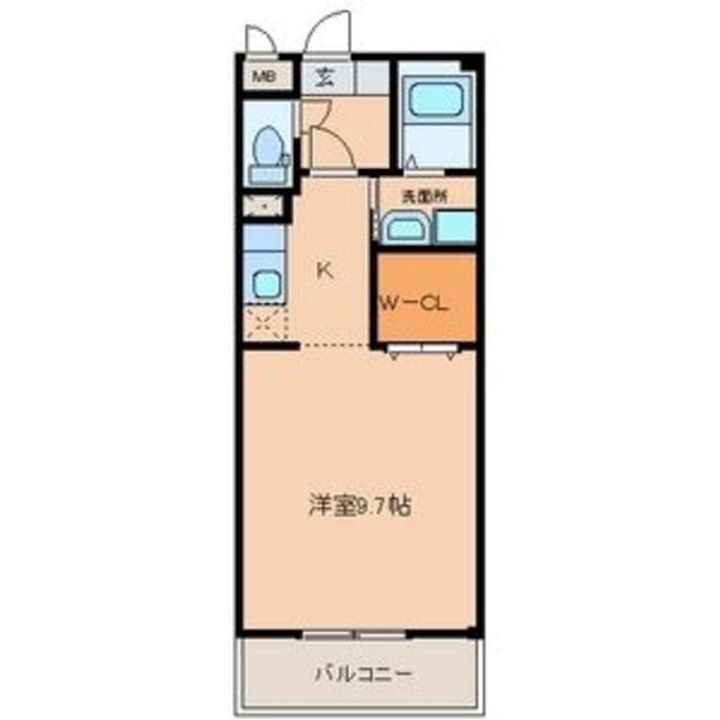 シェソワ蔦元の間取り