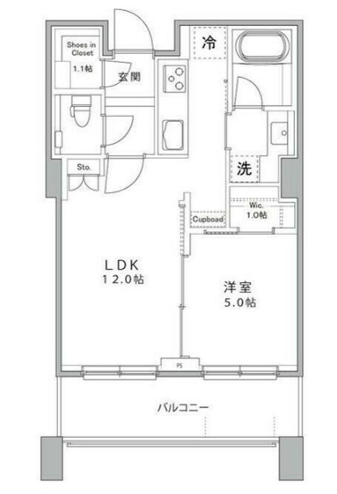 パークコート麻布十番 ザ タワーの間取り