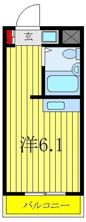 フローレス赤羽の間取り
