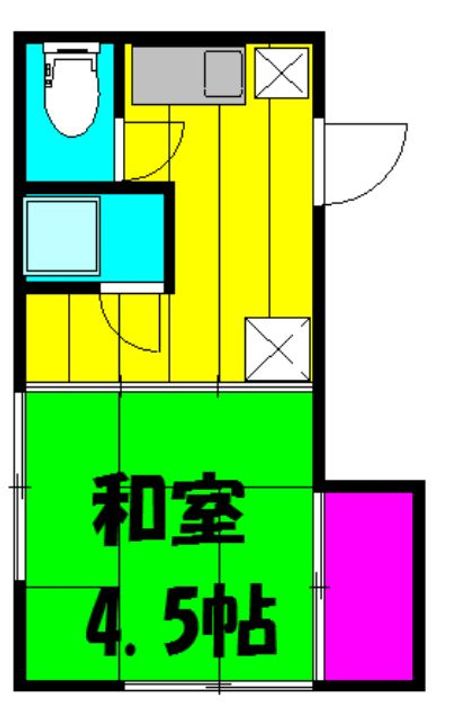 睦荘の間取り