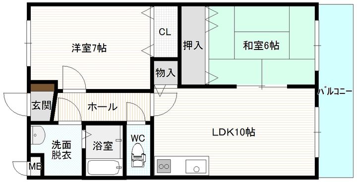 ユーミーオオツカの間取り