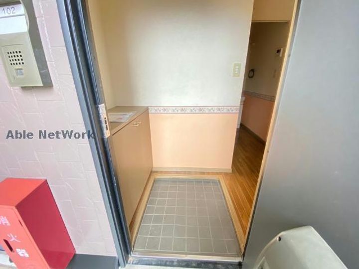 エーデルハイムBの玄関