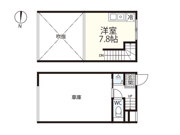 広島県広島市中区吉島町(一戸建)の賃貸物件の間取り
