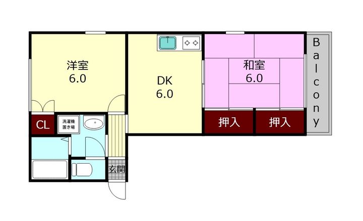 エステートピアドミールの間取り