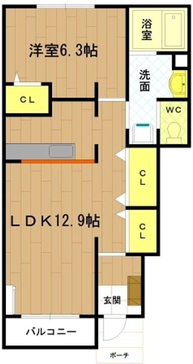 三重県伊勢市御薗町新開(アパート)の賃貸物件の間取り
