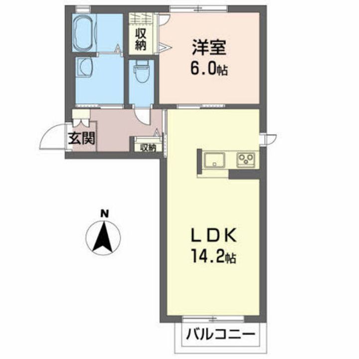 クラヴィエントIの間取り
