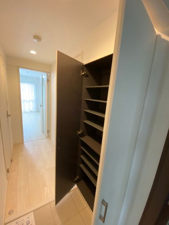 群馬県館林市千代田町(マンション)の賃貸物件の玄関