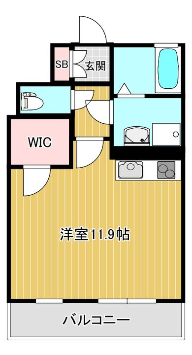 群馬県館林市千代田町(マンション)の賃貸物件の間取り