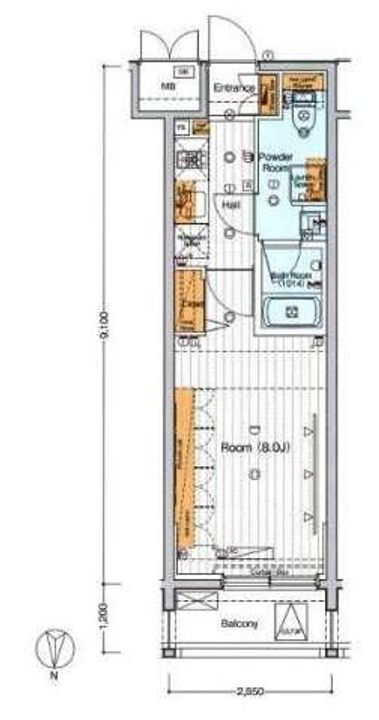 ブライズ亀戸の間取り