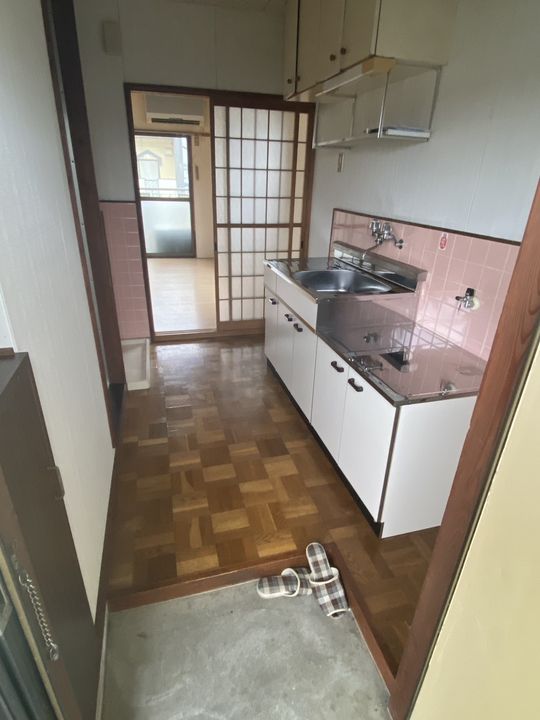 シテイハイツ姫城の玄関