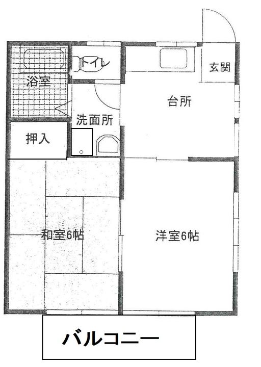 宮城県仙台市宮城野区東仙台5(アパート)の賃貸物件の間取り